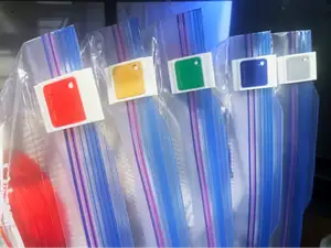 Color Swatch Tag/Slider for Ziplock Bags