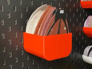 Sandpaper holder for Ikea Skadis