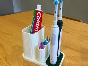 Bathroom Organiser with Oral-B Toothbrush Holder