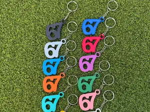 67 Keychain / Backpack Charm