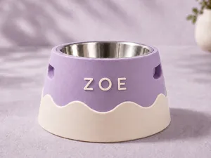 WavePaw Personalized Pet Bowl Holder