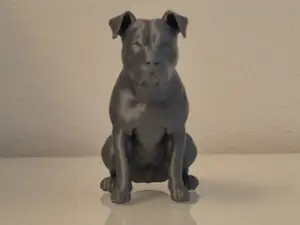 Pit Bull Terrier – 3D Printable Dog Statue