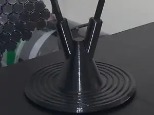 Dual Desktop Flag Stand