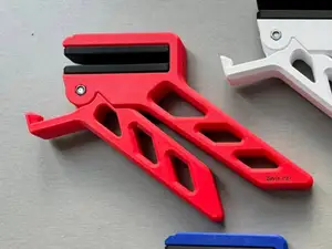 Folding compound bow stand with lock