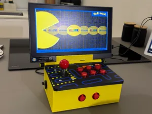 Arcade Joystick Bartop Pac-Man raspberry pi 4 e 5