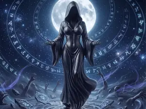Lady Grim Reaper Statue