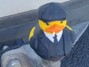 Peaky Blinders Duck Tow Ball Cover, Hitch Cover