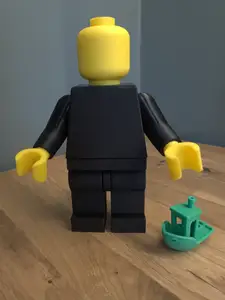 brick man model