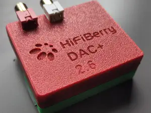 Tool-free case: HiFiBerry Amp+ RaspberryPi Zero 2W