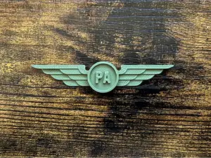 Pilot Wings Badge Pin - Customizable