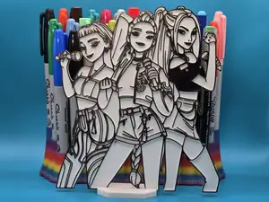 Rumi Mira Zoey Kpop Demon Hunters Coloring Squad