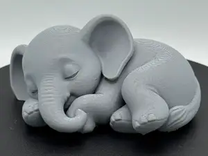 Sleeping Elephant – Curled Trunk Rest Pose
