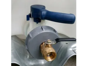 IBC Tank Adapter S100x8 to G1'' with TPU seal