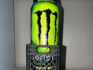 Crate-Style Car Cup Holder – 3D Printed