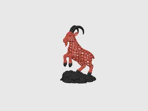 Mountain Goat  voronoi 2027 – Symbol of Strength