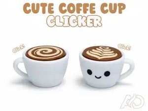 CUTE COFFE CUPS CLICKER