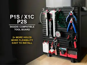 P1S / X1C / P2S SKADIS side panel / tool organizer