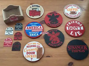 Stranger Things Coaster Set (Now 13 designs!!)
