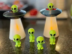 Tea Light Base for jdormer9's Alien Space Ship 