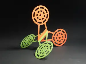 Rolling Target for Lightweight Projectiles