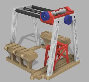Brio Steamworks Gantry Crane for Wooden Railways