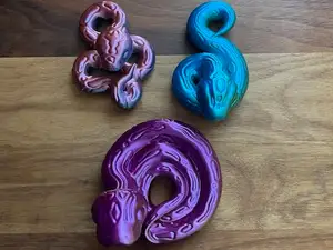 Snake Charm Pendants