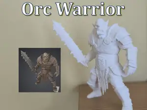 Orc Warrior Figurine
