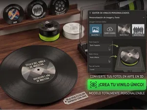 Disco Vinilo Personalizado - Retro Vinyl Record 