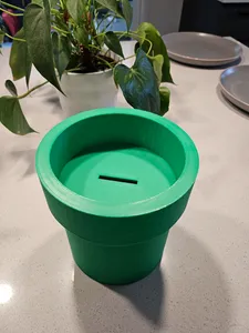 Super Mario Green pipe piggy bank
