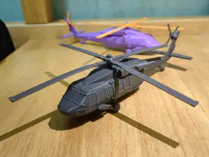 UH-60黑鹰直升机--长179,用料39克