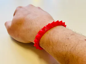 bracelet wristband spikes wearable fashion 100%TPU