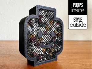 Brick Head Poop Bin – Waste Container 34gr, <1h