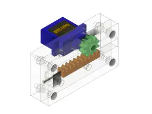 Release Mechanism SG90 Micro Servo Rack and Pinion