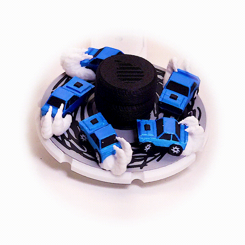 Car Drift Zoetrope animated spinner