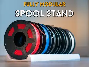 Filament Spool Stand/Holder, Fully Modular