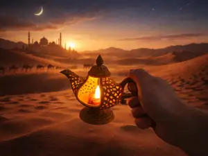 Aladdin's Lampe für LED Teelicht