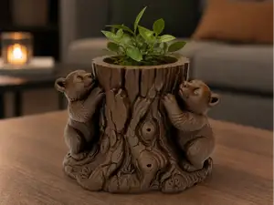 Knuddelstamm Pflanzhalter "Knut & Kekschen"