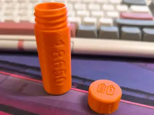Single 18650 Battery cell container