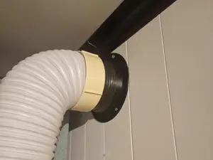 AC Exhaust Tube Wall mount