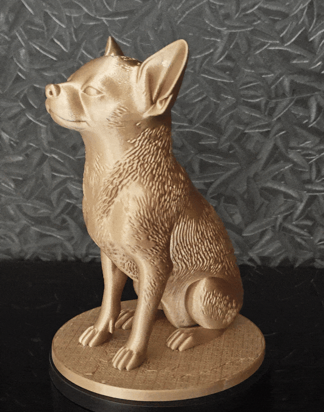 Chihuahua Sphinx – Stylized Dog Statue