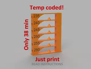 PETG temp tower 235 up to 260