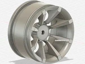 Tamiya TT02-B 60mm Felge 8 Speichen SiT-Desing v5