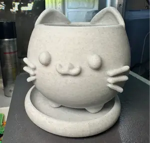 Cute cat plant pot