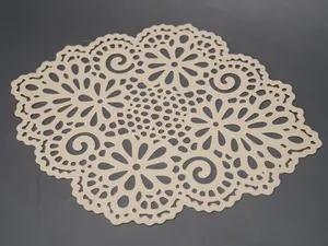 Vintage Floral Lace Mat – Decorative Table Doily