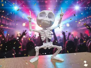 "Chill" Skeleton - Dance Party