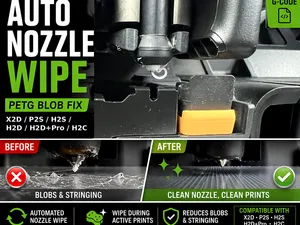 Auto Nozzle Wipe gcode — PETG Blob & Stringing Fix