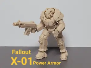 Fallout X-01 Power Armor Action Figure Articulated