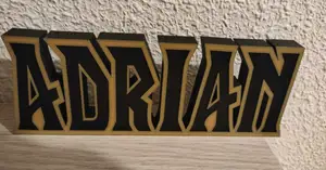 Placa de nombre Adrian