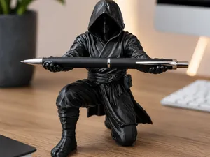 Ninja Assasin Pen Holder- Custom Desk Decor!