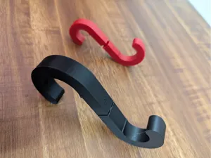 Parametric Rotatable S-Hook (Print-in-Place)